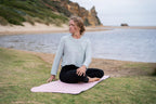 YOGATI – milieuvriendelijke yogamat - TPE, non-slip en dikke yogamat. Yoga Matten met Body Alignment Lines. Perfect Pilates Mat voor workout oefening, Gym en Fitness.