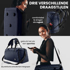 Sporttas Gymbag Reistas 40L / 60L | Trainingstas met Rugzak-Functie Schoenencompartiment Vak voor natte Kleding | Sportrugzak Fitness Tas Weekender Zwemtas Duffelbag Sportzak Fitnesszak Sportbag Heren