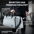 Sporttas Gymbag Reistas 40L / 60L | Trainingstas met Rugzak-Functie Schoenencompartiment Vak voor natte Kleding | Sportrugzak Fitness Tas Weekender Zwemtas Duffelbag Sportzak Fitnesszak Sportbag Heren