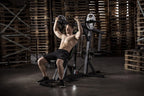 Tunturi WT80 Krachtstation - Fitness homegym - Verstelbaar fitnessapparaat voor 50+ Oefeningen - Compact voor thuisgebruik - Geschikt voor 30mm & 50mm halterschijven