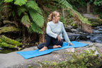 YOGATI – milieuvriendelijke yogamat - TPE, non-slip en dikke yogamat. Yoga Matten met Body Alignment Lines. Perfect Pilates Mat voor workout oefening, Gym en Fitness.