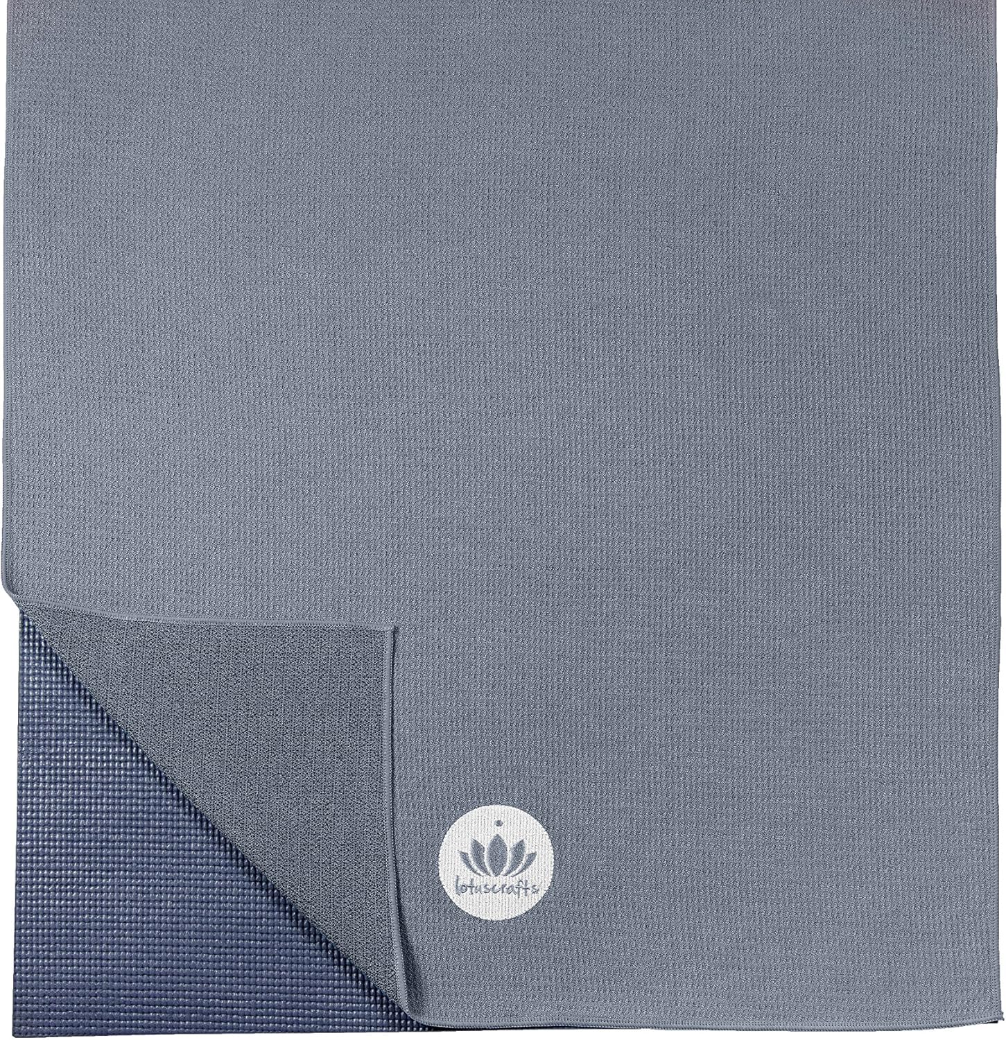 Lotuscrafts Yoga Handdoek Wet Grip - antislip & sneldrogend - slipvrije yogahanddoek met sterke grip - yogadoek ideaal voor Hot Yoga [183 x 61 cm].